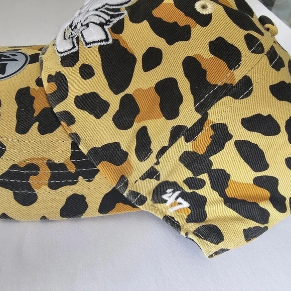 Women's '47  Boston College Tan Bagheera Cheetah Clean Up Adjustable Hat - Picture 4 of 6